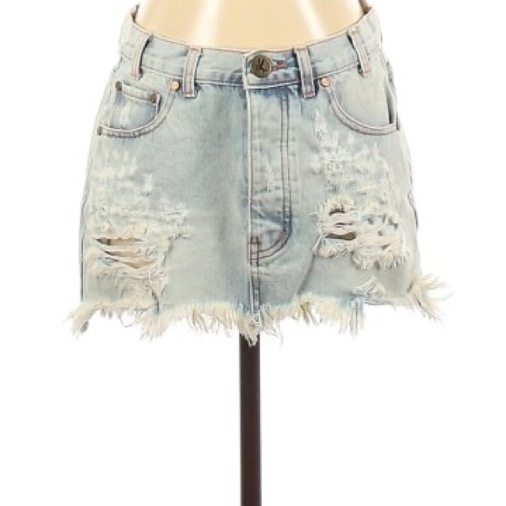 One Teaspoon Junkyard Skirt